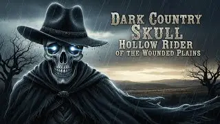 Dark Country Skull 🔥 Hollow Rider of the Wounded Plains