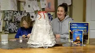 Kids Science Experiment---National Geographic JUMBO Volcano