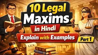 10 Legal Maxims Part 1 | Explain in hindi with example #legalmaxims #legaleducation #legalawareness