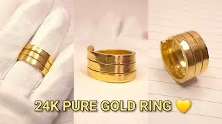 Дизайн колец из чистого золота 24K с указанием цены и веса // 24K Shuddh Sone Ki Anguthi