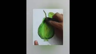 পেয়ারা আঁকা Easy Guava Drawing for Beginners|Oil Pastel Fruit Art|Easy Step-by-Step Tutorial