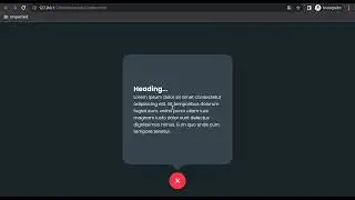 Simple Popup Box with HTML, CSS - App Stack