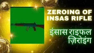zeroing of insas rifle#insas rifle ko zeroing karne ka tarika