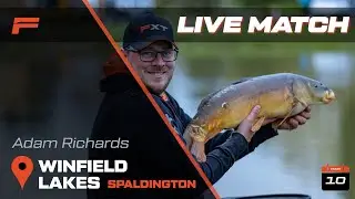 Live Fishing Match | Winfield Lakes | Carp Fishing | F1 Fishing with Adam Richards