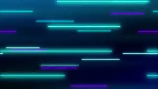 Glowing Lines moving horizontally | Abstract Video Background Stock Footage