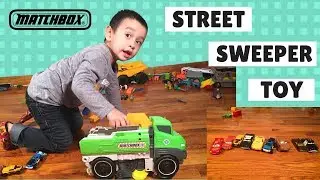 Matchbox Sweep N Keep Truck Giant Matchbox Trucks For Kids Street Sweeper