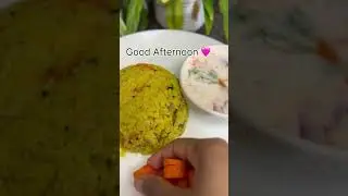 Comfort food combo: Pongal & Raitha &mdash; the ultimate South Indian hug!#myeasycooks#healthyfood#ytshort