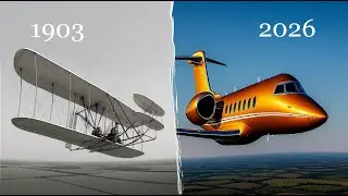 Evolution of Airplanes ✈️ from Wright Flyer (1903) to Gulfstream G400 (2026)