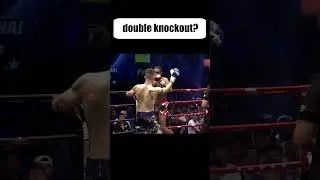 DOUBLE KNOCKOUT! This happens once in a thousand fights! #shorts