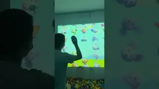 Interactive wall game all in one machine animals  #projection   #immersivevisuals #bhg #interactive