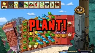 Survival: Roof (Plants vs. Zombies: Replanted)