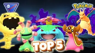 &iexcl;NUEVO TOP 5 MEJORES EQUIPOS! PARA SUBIR A LEYENDA EN LA LIGA SUPER | PC-1500 | (PVP) #pokemongo