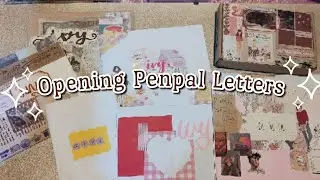 Opening Penpal Letters with Me #1