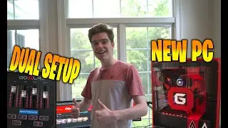 My NEW PC At The TNA Mansion! W/ Dual PC Set Up! | OliverOG