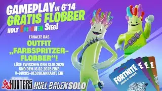 Fortnite l V-Bucks-Kauf l GRATIS Outfit Farbspritzer-Flobber erhalten! l Bonusgegenstand & Gameplay