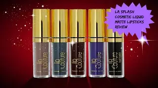 LAsplash Liquid Matte Lipsticks Review!!!