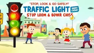 Traffic Light Song for Kids | Stop, Wait, and Go! | Road Safety Learning Nursery Rhyme