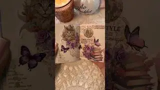 ASMR | journal with me ✨ fantasy world✨ #asmr #journaling #scrapbook #scrapbooking #journal #shorts