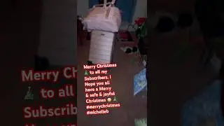 Merry Christmas SUBCRIBERS  🎁🎄 😍❤️#michelleb #thanks #merrychristmas #enjoy
