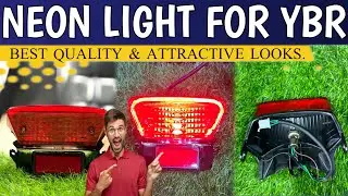Yamaha YBR Back Complete Neon Light Review @GAAutoLahore