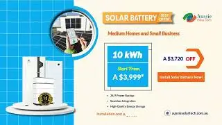 ⚡Big News: Solar Battery Rebates Are Back &ndash; Only at Aussie Solar Tech!