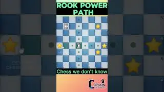Rook Path⚡ #chess #chesstricks #tactical