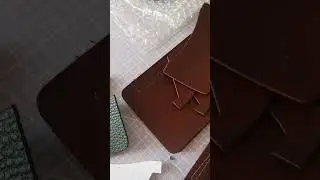 🐻 Handmade leather wallet o.sugakova