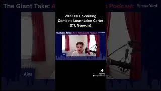 2023 NFL Scouting Combine Loser Jalen Carter (DT, Georgia) #nfl #nfldraft