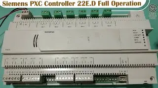 Siemens PXC Controller 22E.D Full Operation /  APOGEE Automation System