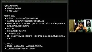 TESTES DE PERFORMANCE - Base Training Team 2026 