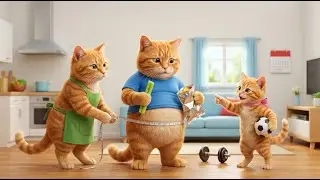 Chubby Big Brother 😹🐷 | A Funny Weight-Loss Journey with Family 🥦🏃&zwj;♂️ | Mew