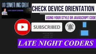 Device orientation check in your website using CSS or Javascript code