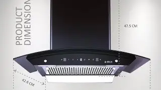 Elica Pro Plus Fl Bldc  Ltw75Ms Nero Auto Clean Wall Mounted kitchen Chimney unboxing product review