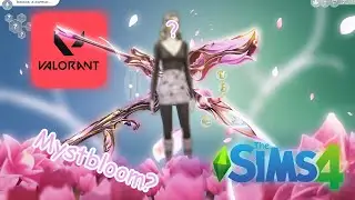What if Mystbloom existed in The Sims 4? | Turning Valorant skins into Sims 🌸˚˖⋆