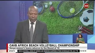 CAVB Africa Beach Volleyball I Kenya women&rsquo;s teams advance to the Round of 16