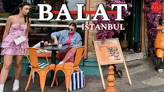 Walking Tour Istanbul, Balat Neighborhood | 4K HDR