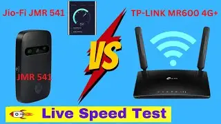 TP-Link MR600 4G+ Router VS JioFi Dangle JMR541 Live Speed Test || @Signal Guruji