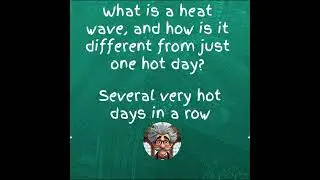 🌡️ Quiz Time: What&rsquo;s REALLY Causing the Heat Waves? | #Shorts