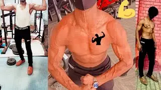 Biceps Workout My First Vilog Fitness lifestyle 💪 MF 99 Gym Lover  ￼ #viral #motivation