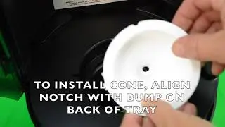 T600-Series Centerpull Towel Dispenser Cone and Tray Replacement