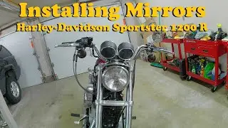 Installing Mirrors on a Harley-Davidson Sportster