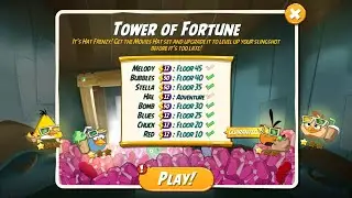 Tower of Fortune - Day 4 for the Movies Hat Set (rerun, jr account) - Angry Birds 2   