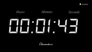 1-Minute 43 Second Timer | Clean and Sleek Countdown