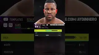 How to create Jonathan Majors / Damian Anderson (UFC 4 CAF Formula)