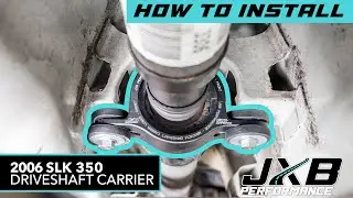 R171 SLK Driveshaft Carrier Install Guide | JXB Performance (MB003A0)