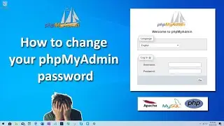 How to change your phpMyAdmin password | phpMyAdmin login screen