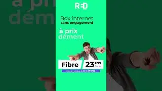 RED by SFR - Abonnement Fibre sans engagement &agrave; 23,99 euros par mois