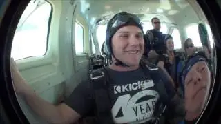 Travis Sylvester SKYDIVES!!!!!