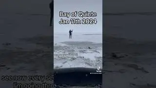 Bay of Quinte Ice Report! #walleye #bayofquinte #icefishing #icereport