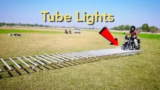 🤪Bike VS 100 Tube Lights #shorts